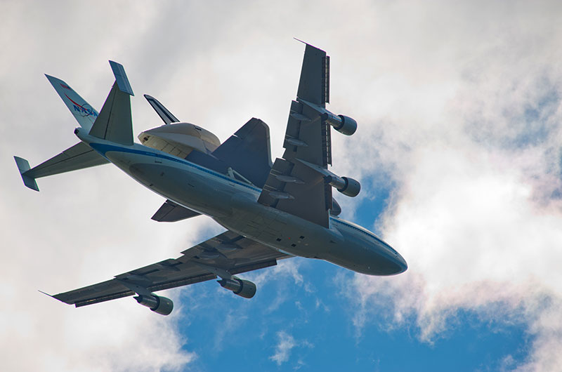 Space shuttle Enterprise lands in New York for museum display