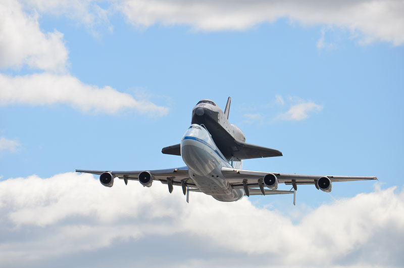 Space shuttle Enterprise lands in New York for museum display