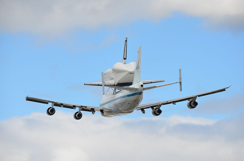 Space shuttle Enterprise lands in New York for museum display