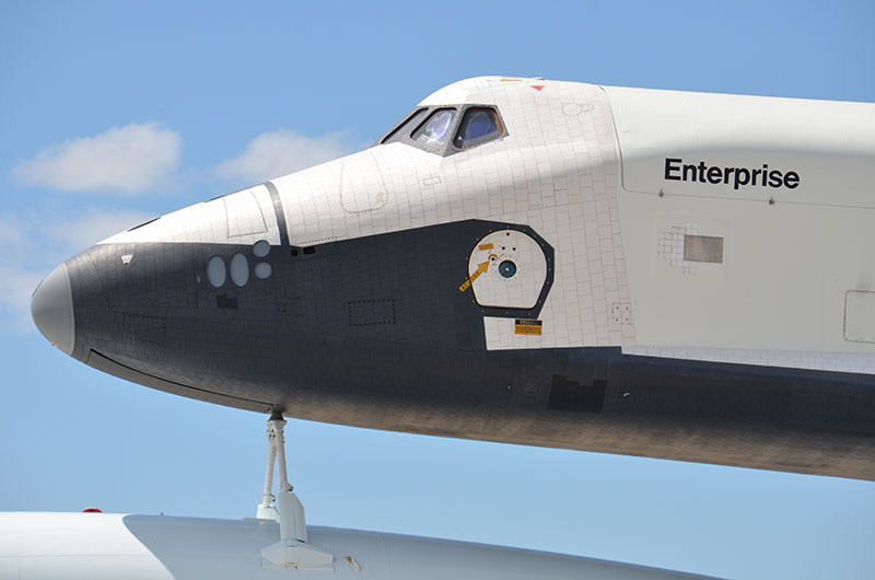 Space shuttle Enterprise lands in New York for museum display