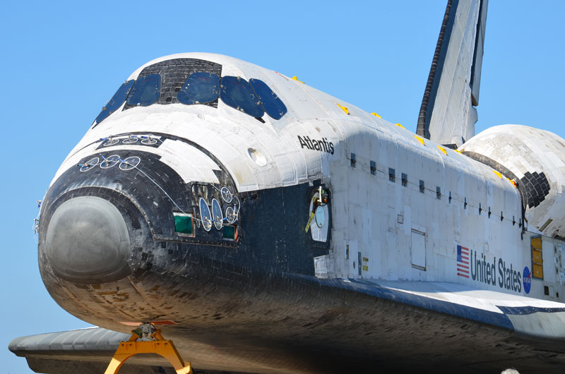 Atlantis departs hangar for final space shuttle flight