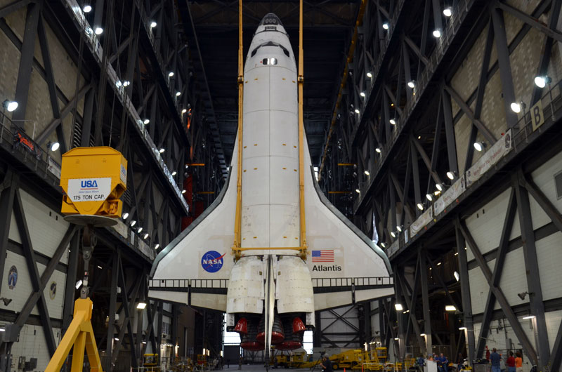 Atlantis lifted for last space shuttle flight