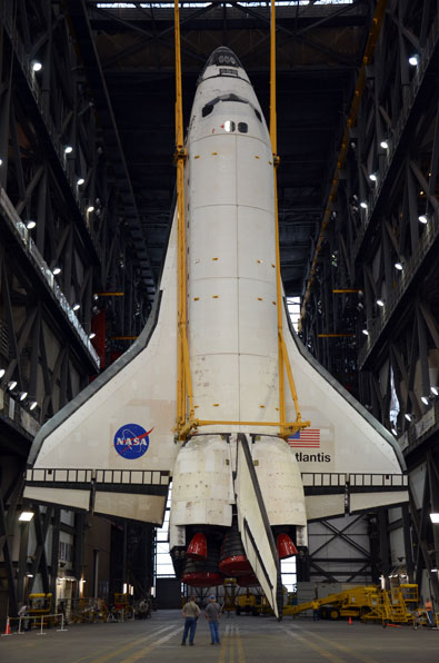 Atlantis lifted for last space shuttle flight