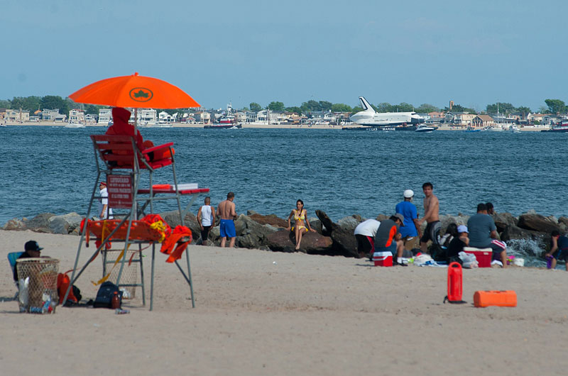 Space shuttle at sea: Enterprise sails for NYC's Intrepid, via New Jersey