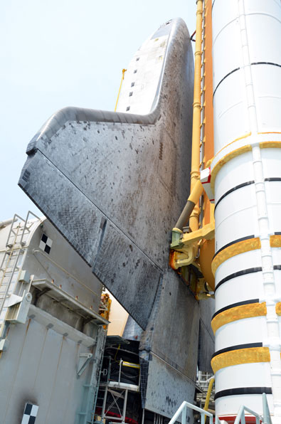 On the pad with NASA's last space shuttle to launch