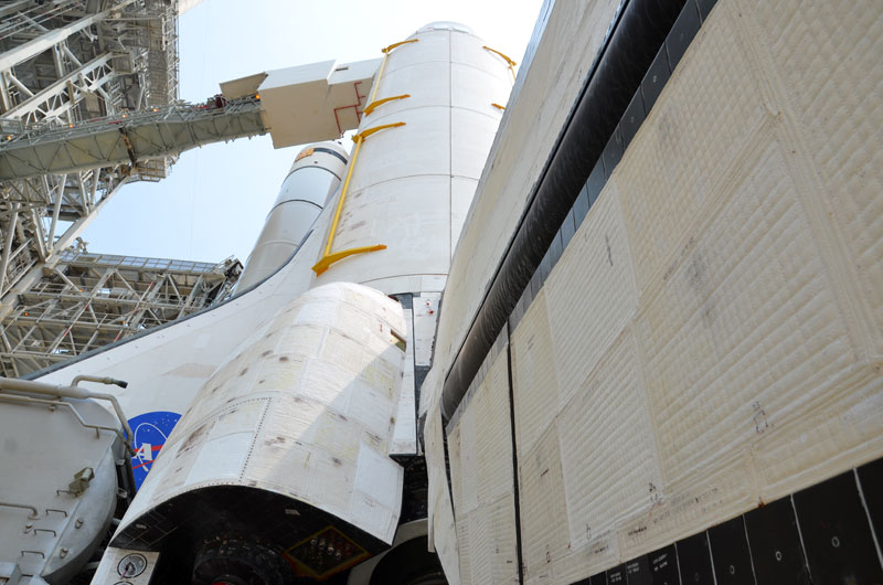 On the pad with NASA's last space shuttle to launch