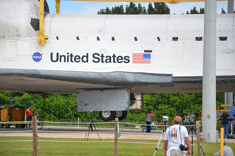 Space shuttle Endeavour mounted on 747 jet for final flight to L.A.