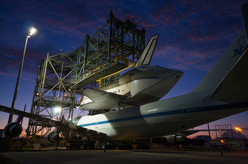 Space shuttle Endeavour set for final ferry flight to Calif., if weather allows