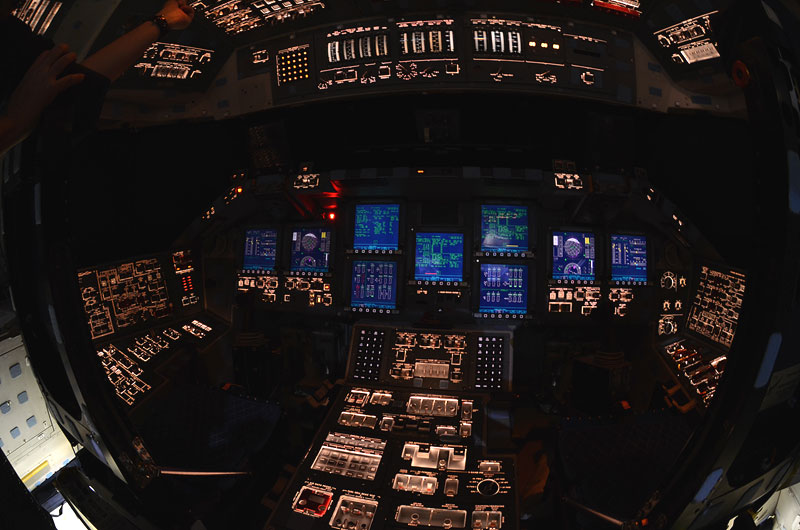 Rare, last look inside space shuttle Atlantis