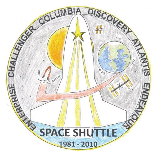 Space Shuttle Commemorative Patch Entry