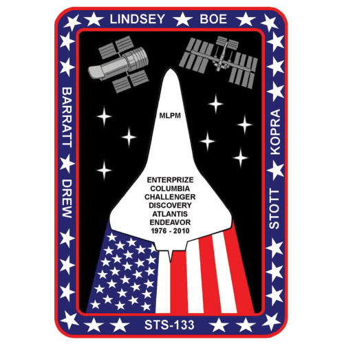 Space Shuttle Commemorative Patch Entry