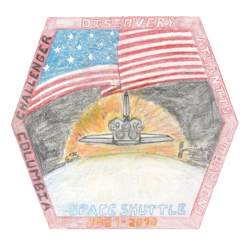 Space Shuttle Commemorative Patch Entry